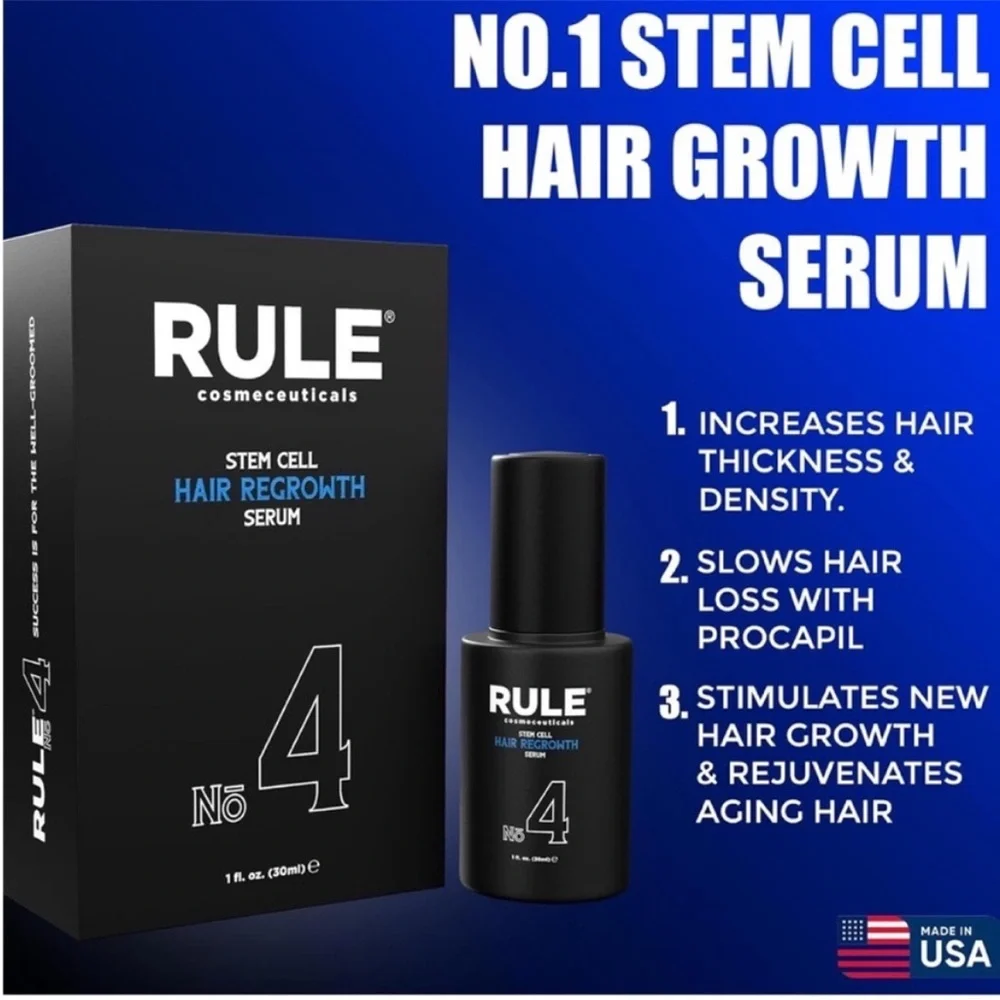 Rule Cosmeceuticals No 4 Men’s Hair Regrowth Serum